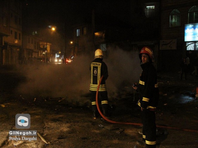 عملیات اطفاء حریق آتش نشانی چهارشنبه سوری (19)