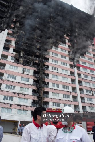 آتش سوزی برج طاووس منطقه آزاد انزلی (34)