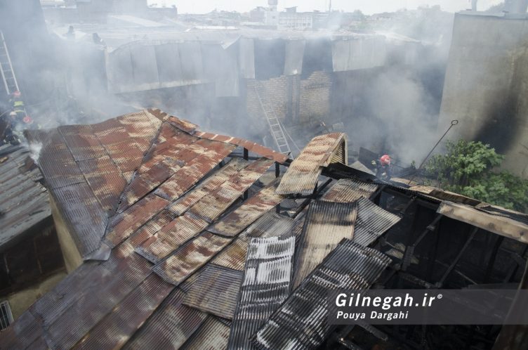 آتش سوزی خیابان شیک رشت بازار (26)