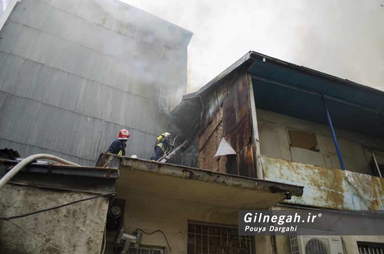 آتش سوزی خیابان شیک رشت بازار (6)