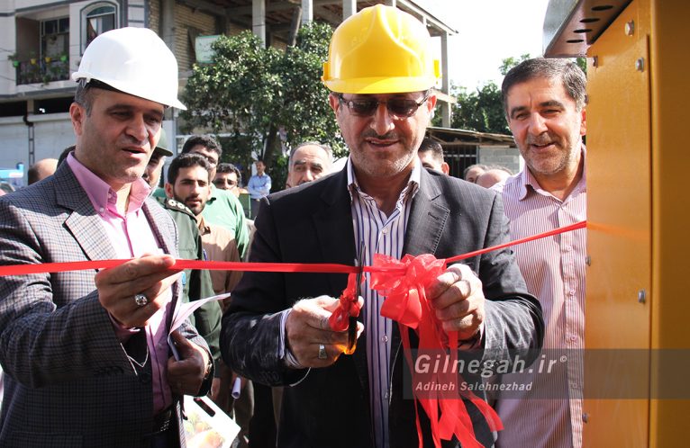 افتتاح پروژه توزیع برق در لنگرود (5)